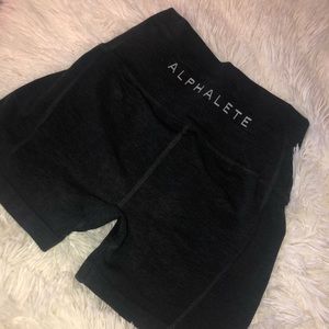 Alphalete shorts bundle black and mauve
